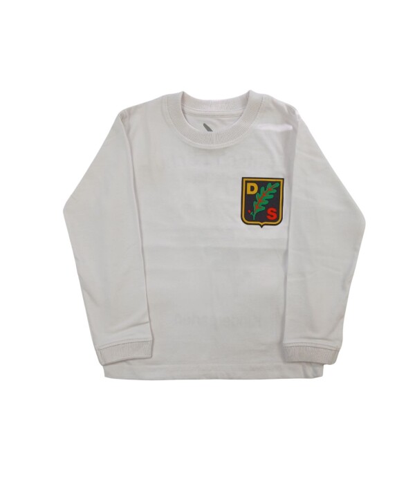 T-shirt manga larga Kinder Colegio Alemán Blanco
