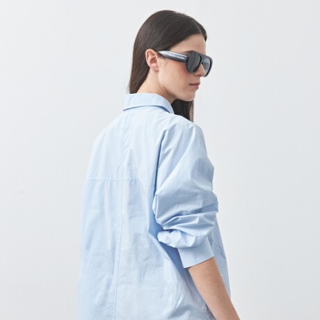 CAMISA CHRISTA Celeste