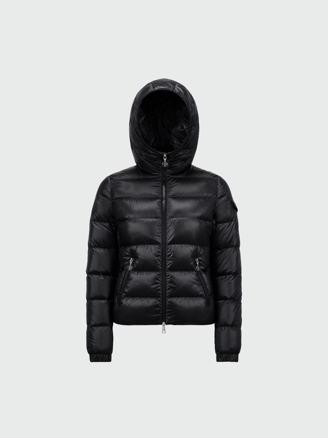 Moncler - Plumífero Corto con Capucha GLES Negro