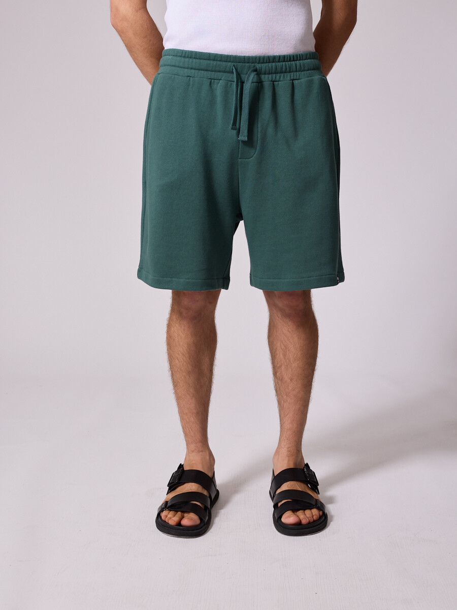 BERMUDA FELPA OLEDAS26 DIXIE Verde