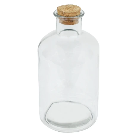 BOTELLA DE VIDRIO CON TAPON DE CORCHO 500ML BOTELLA DE VIDRIO CON TAPON DE CORCHO 500ML