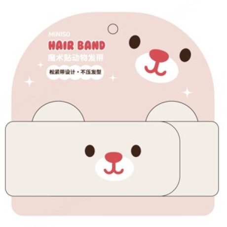 Vincha animales beige