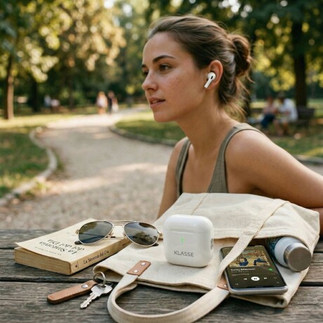 Auriculares Inalambricos In-ear Klasse | Color blanco Auriculares Inalambricos In-ear Klasse | Color blanco