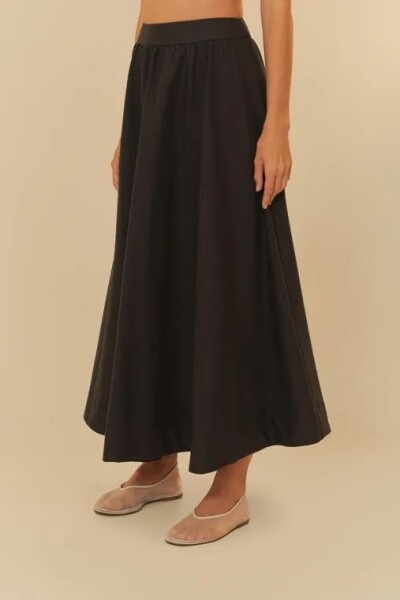 FALDA MAXI Negro