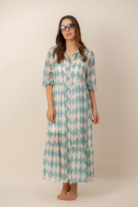 Vestido Rombi Verde