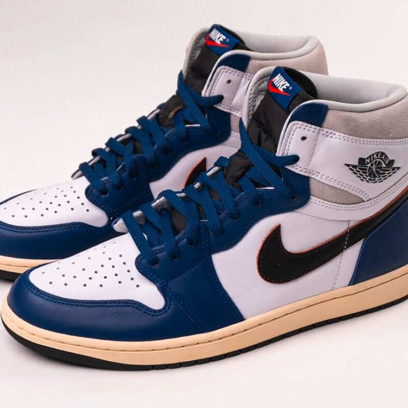 Championes Air Jordan 1 Retro High Og de Hombre Blanco
