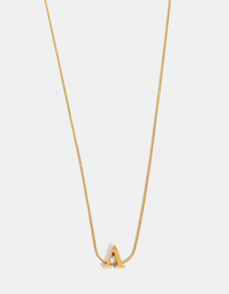 Cadena De Acero Con Inicial V 