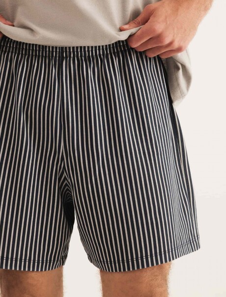 PIJAMA CON SHORT GRIS