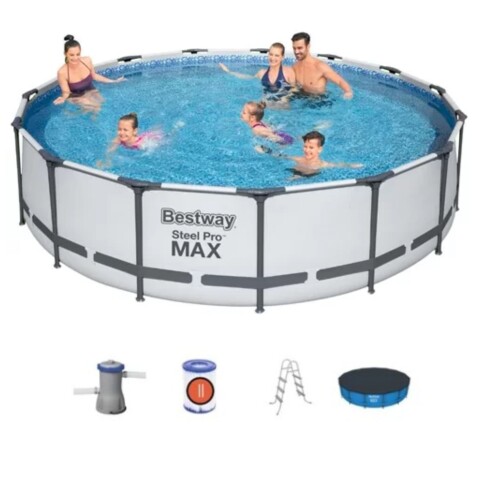 Piscina Bestway Estructura Redonda 14.970Lts Steel Pro Max Piscina Bestway Estructura Redonda 14.970Lts Steel Pro Max