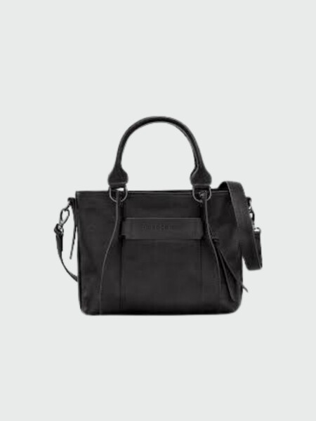 Longchamp -Cartera de cuero con correa extraible, 3D 0