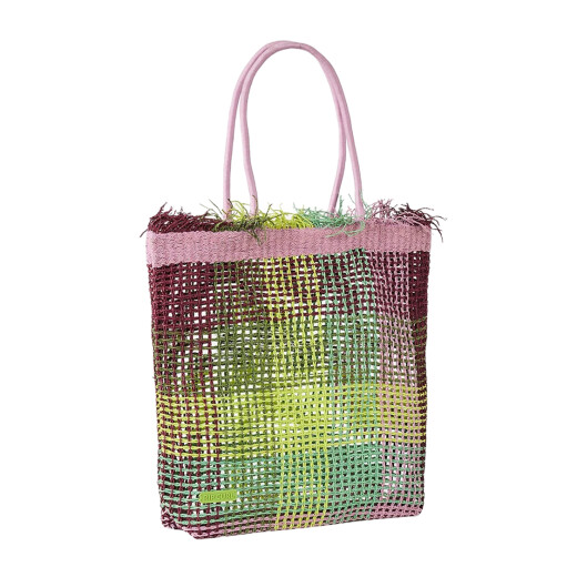 Bolso Rip Curl Sand Free Plaid Tote - Multicolor Bolso Rip Curl Sand Free Plaid Tote - Multicolor
