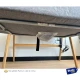 Cuna Mecedora Para Bebe Colecho Moises Con Ruedas Ajustable Gris