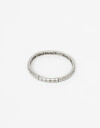 Pulseras Elásticas Metal Pulsera Elástica Metal Cuadrado - Plateado Rodio