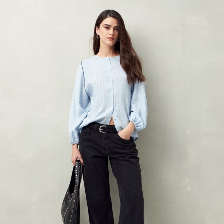CAMISA LISANA Celeste