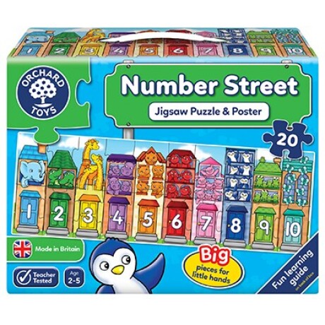Juego puzzle de 20 piezas números con Póster Juego puzzle de 20 piezas números con Póster
