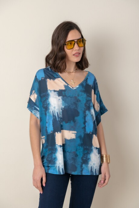 REMERA GIENNAH Azul