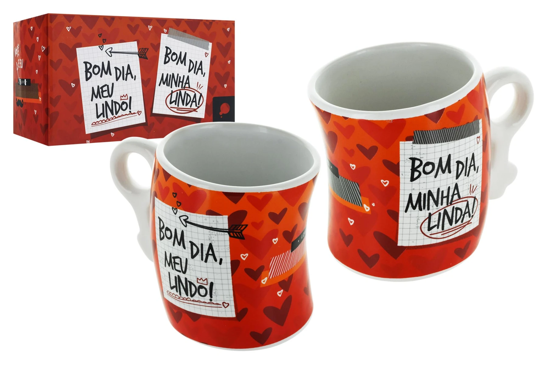 JARRA DESAYUNO SET X2UDS ENAMORADOS 23715 