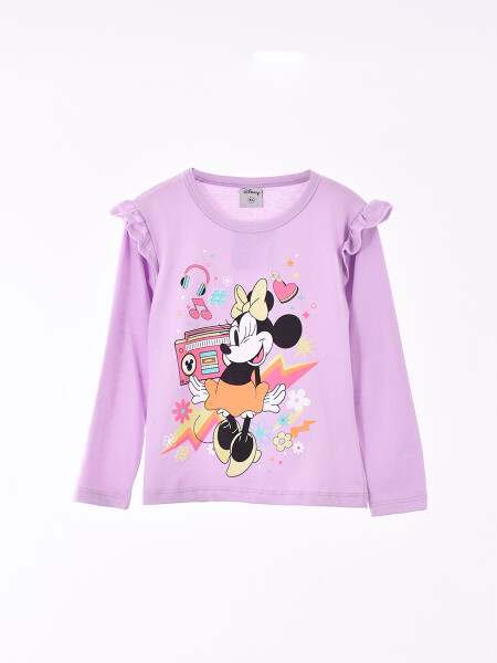 REMERA MINNIE MUSIC LILA