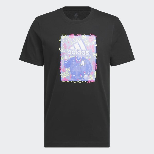 Remera Adidas Doodle Negro