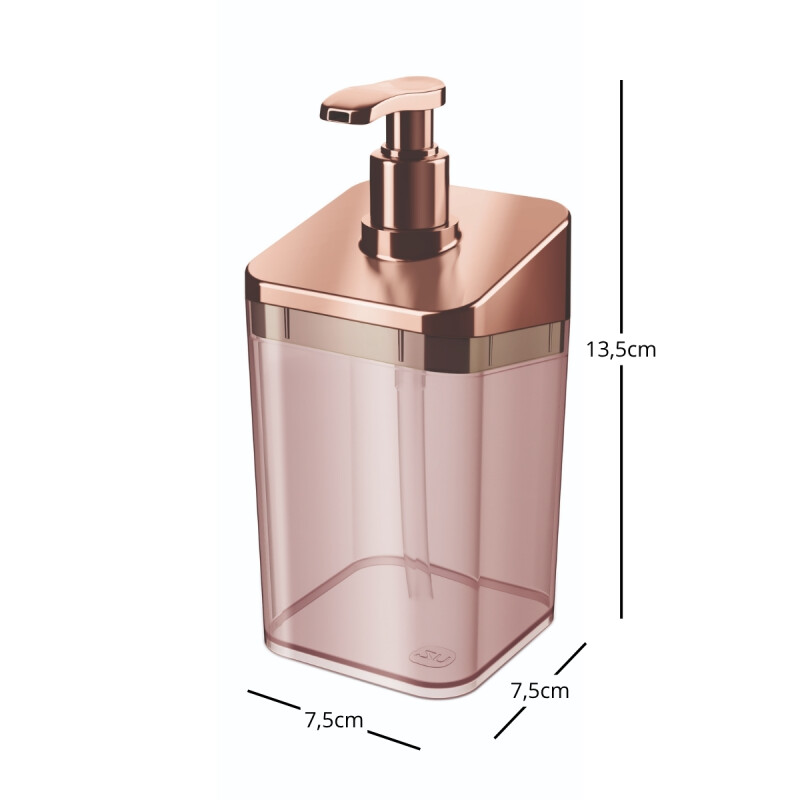 Dispensador de jabón 350ml ROSADO