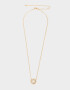 Cadena Corta con Dije Premium Gold Cortos - Dorado