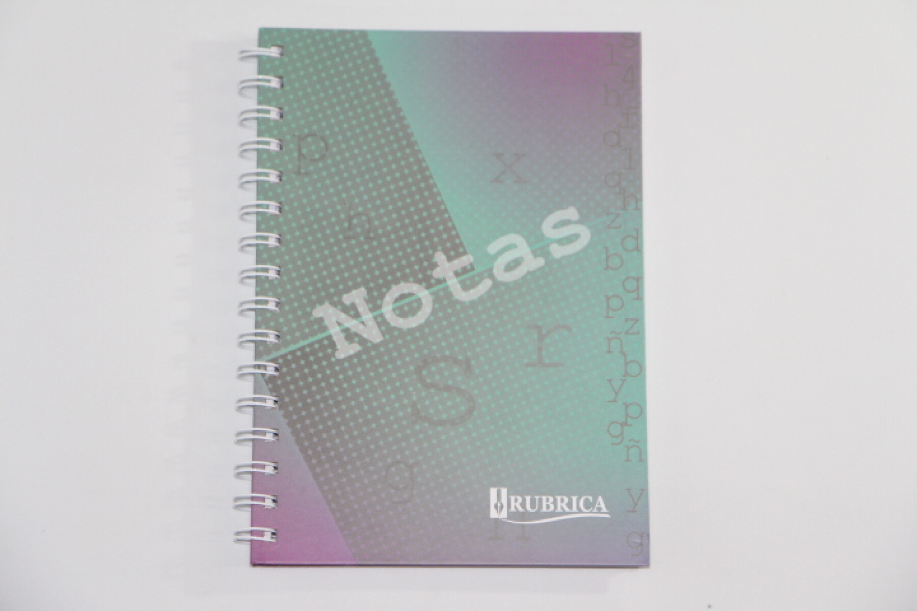 CUADERNOLA RUBRICA TAPA DURA CON ESPIRAL TAMAÑO A5 180 HOJAS 