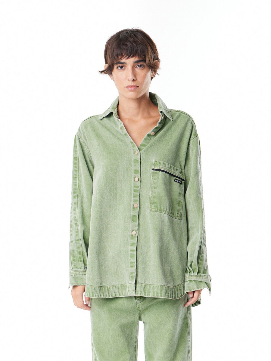 Camisa Noble Denim - Verde 