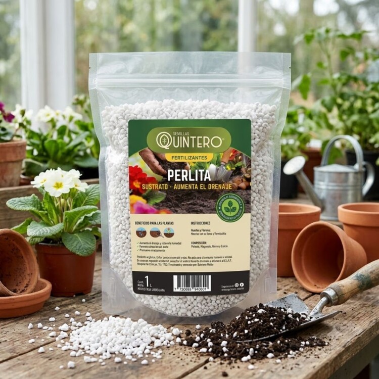 Perlita Sustrato para Plantas 1 litro Perlita Sustrato para Plantas 1 litro