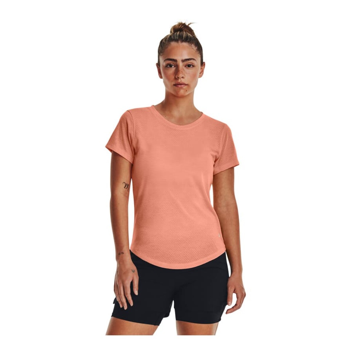 Remera Under Armour Tech 2.0 de Mujer - 371-963QSU - Rosado 