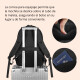 Mochila Viaje Urbana Antirrobo Notebook Matein 103500 Negro