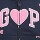 Canguro Con Cierre Logo Gap Toddler Niña Navy Hearts
