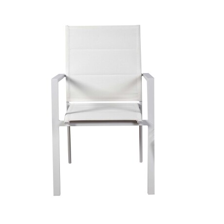 SILLA DE EXTERIOR ALUMINIO BLANCO PORTOFINO
