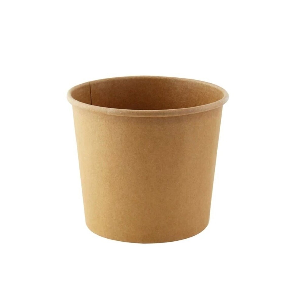 Recipiente cilíndrico de cartón kraft laminado - 50 u 