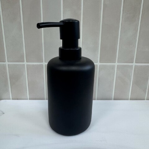 Dispensador accesorio para baño negro mate Dispensador accesorio para baño negro mate