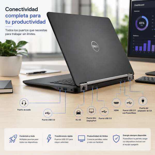 Notebook Dell E7450 I5 8gb Ram 256gb Ssd 14" Táctil NOTEBOOK RFPL DELL E7450 I5/8/256/14"/TS