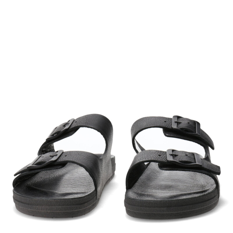 Sandalias de Hombre Democrata CERE con doble hebilla Negro
