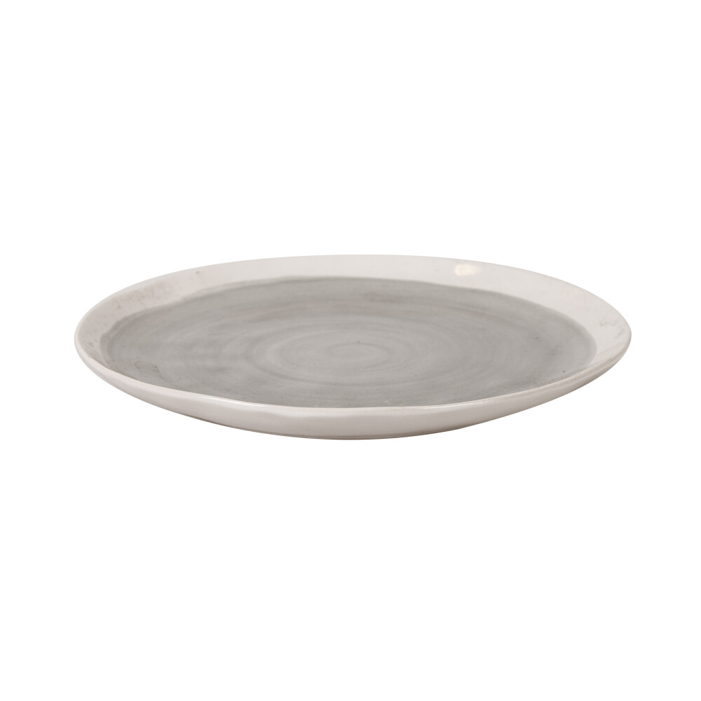 PLATO CERAMICA GRIS 27,CM TM