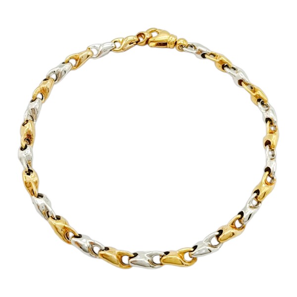 Pulsera Eslabones-Oro bajo-Sin Piedra-PU8004 sinpiedra