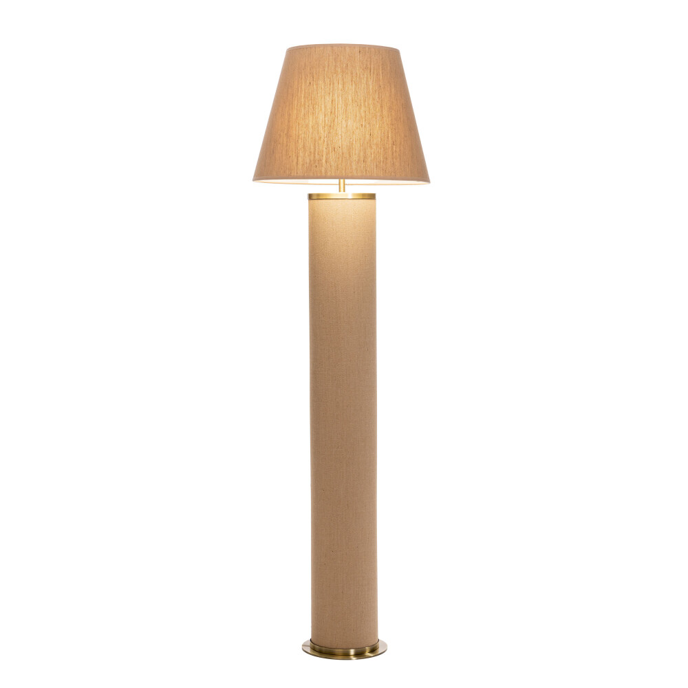 LÁMPARA DE PIE TAN, NA NATURAL/BEIGE YUTE HR9ZBSCACA