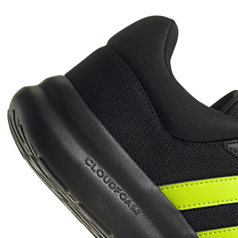 Championes de Hombre Adidas Lite Racer 4.0 Negro - Amarillo Limon