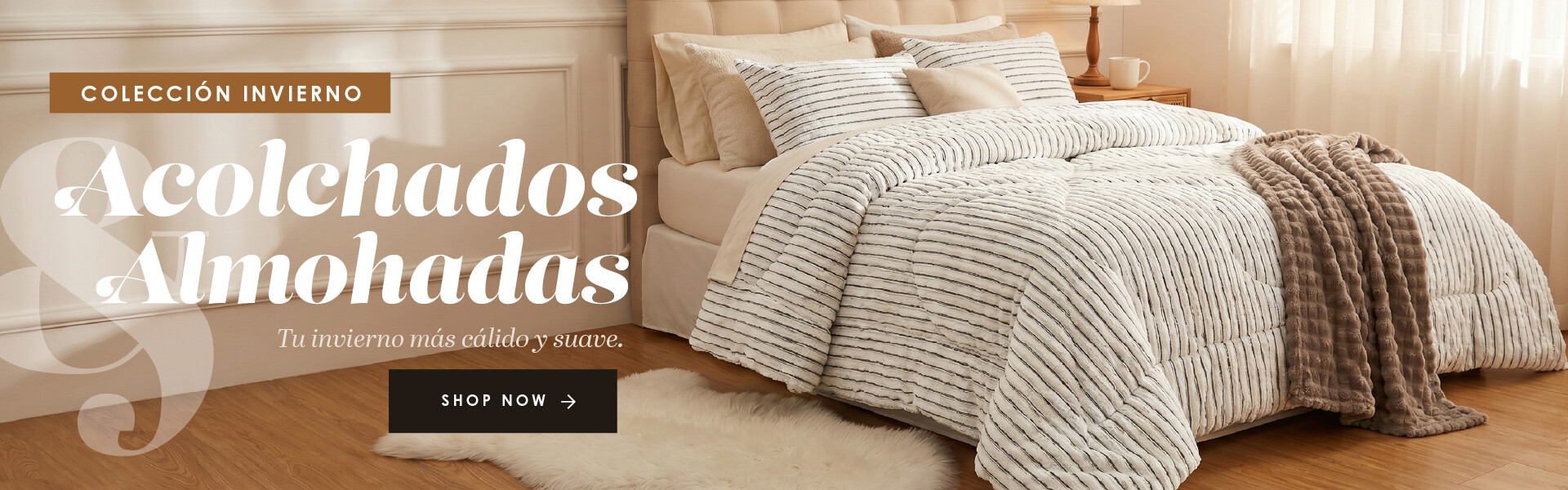COLECCION DE INVIERNO - ACOLCHADOS Y ALMOHADAS