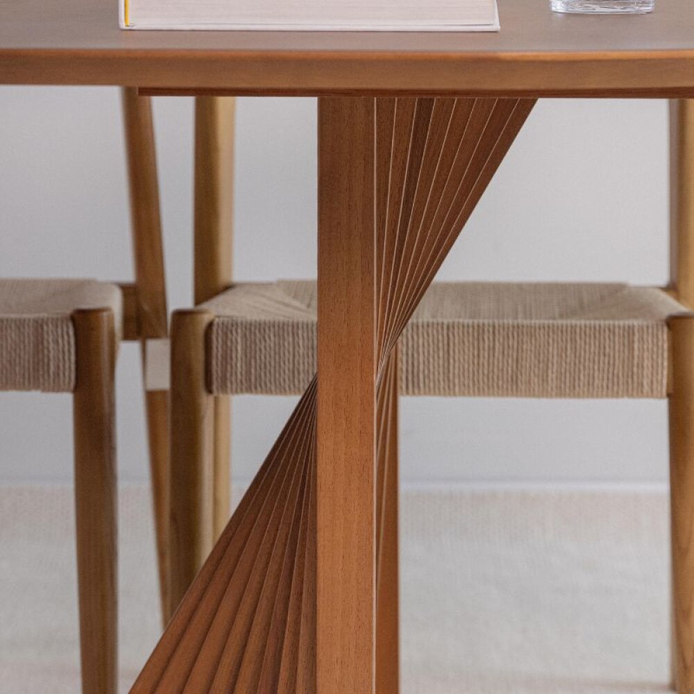 Mesa Leque 180 x 100 tapa recta