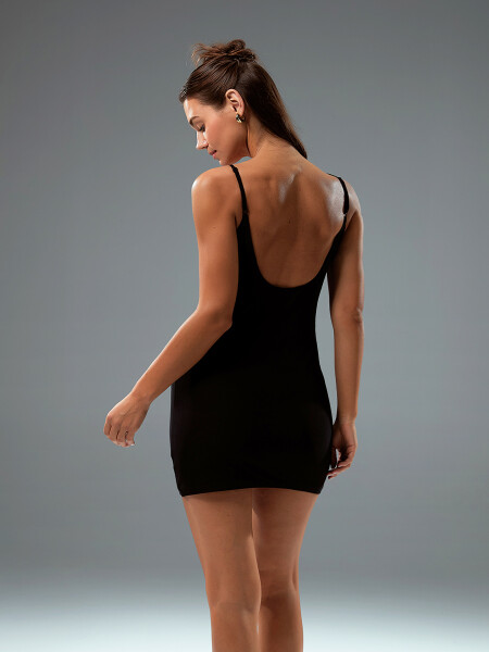 VESTIDO CICLAMEN NEGRO