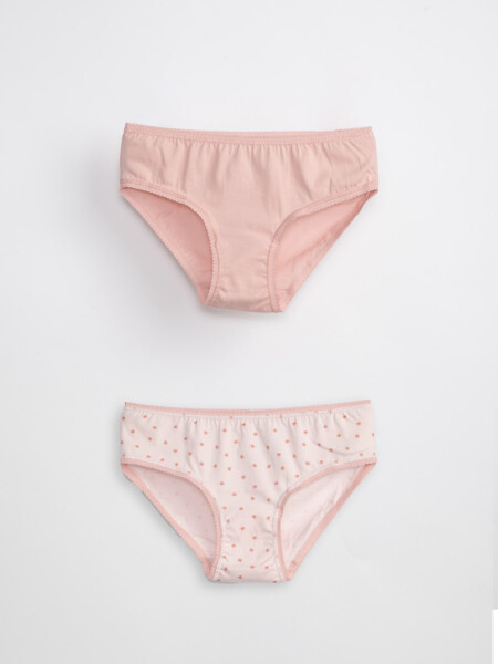 Pack x2 bombachas Flores Rosa Oscuro