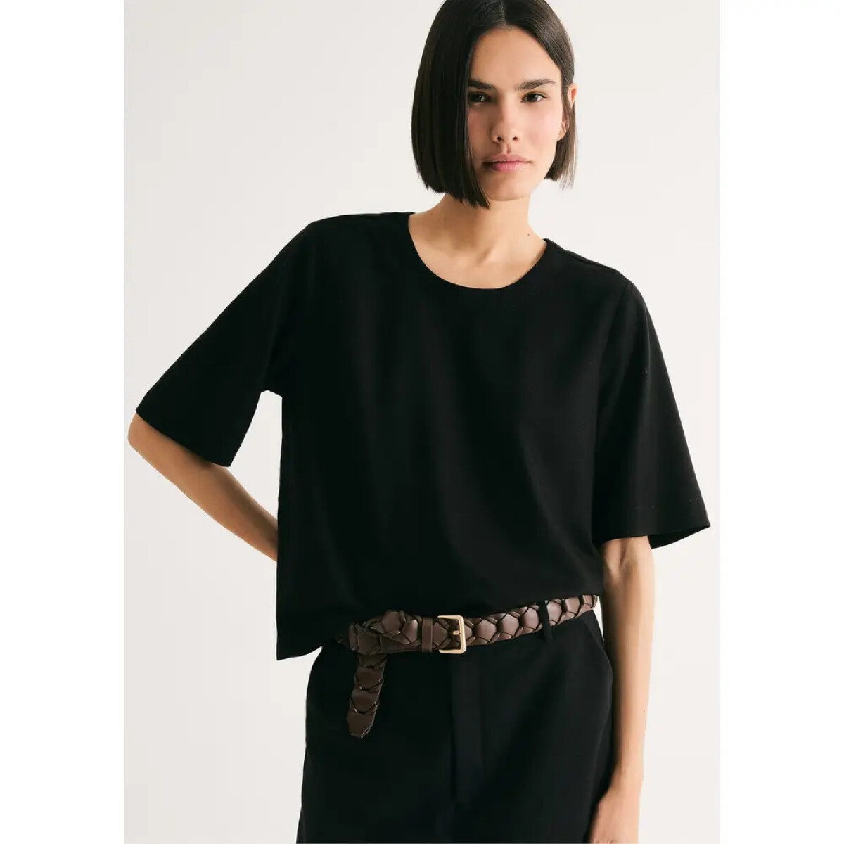 BLUSA FEM - PRETO ESCURO 