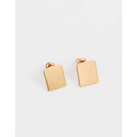 Aros Cuadrados Dorado