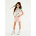 SHORTS FEM ROSA CLARO