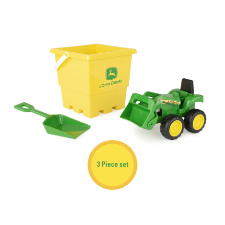Set arenero con Cubo, pala y Tractor Set arenero con Cubo, pala y Tractor