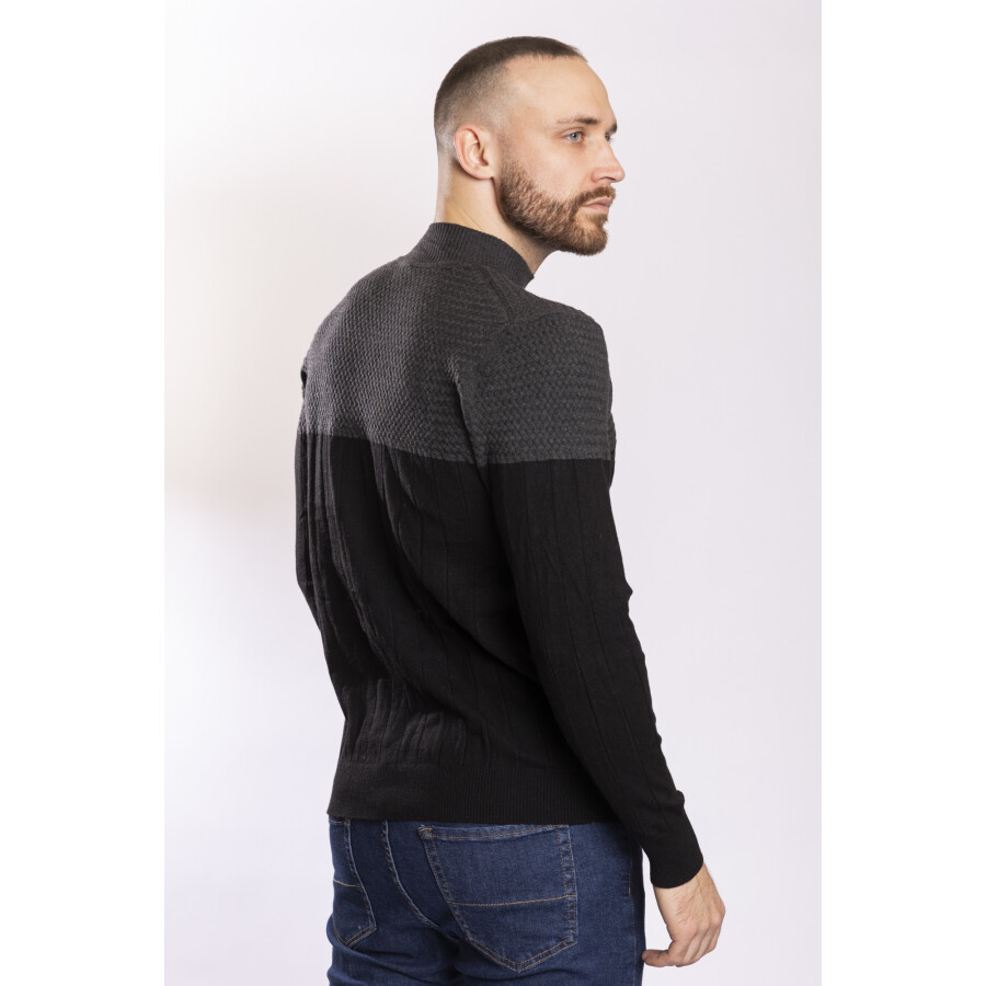 SNAKE SWEATER GREY/BLACK