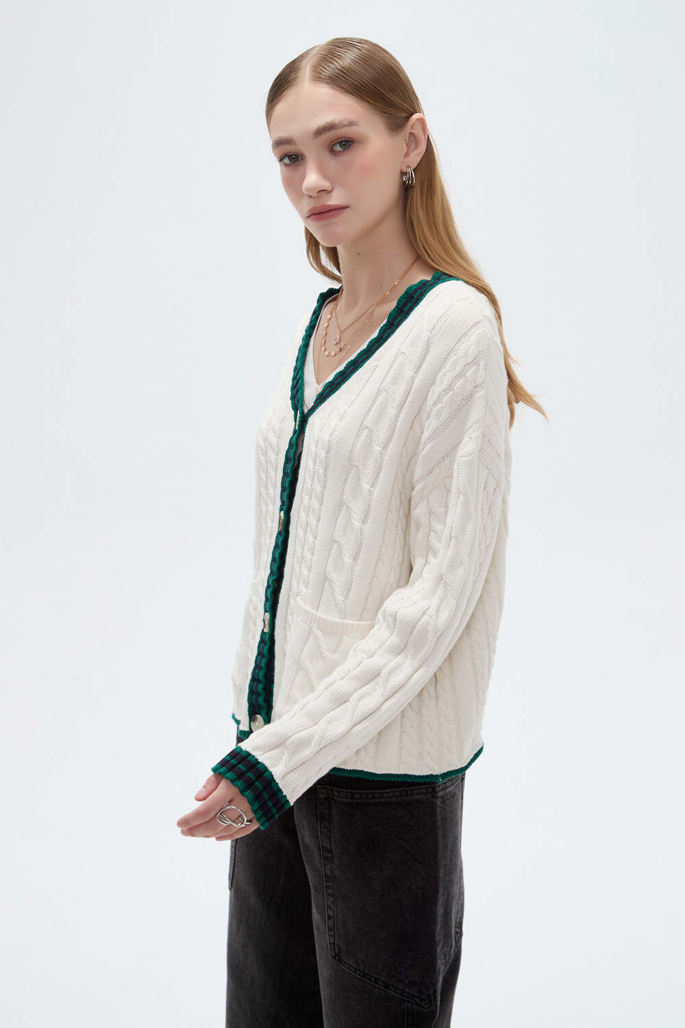 Cardigan Beltio Estampado 1